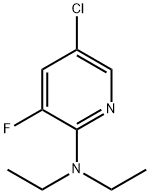 5-chloro-N,N-diethyl-3-fluoropyridin-2-aMine Structure