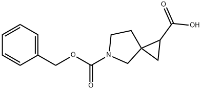 5-Cbz-5-azaspiro[2.4]heptane-1-carboxylic acid Structure