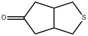 1,3,3a,4,6,6a-Hexahydrocyclopenta[c]thiophen-5-one Structure