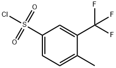 4-Methyl-3-(trifluoroMethyl)benzene-1-sulfonyl chloride Structure