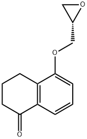 3,4-Dihydro-5-[(2S)-oxiranylMethoxy]-1(2H)-naphthalenone Structure