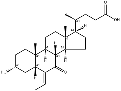 1516887-33-4 (R)-4-((3R,5R,8S,9S,10R,13R,14S,17R,E)-6-エチリデン-3-ヒドロキシ-10,13-ジメチル-7-オキソヘキサデカヒドロ-1H-シクロペンタ[A]フェナントレン-17-イル)ペンタン酸