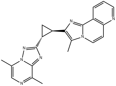 3-Methyl-2-((1S,2S)-2-(quinolin-2-yl)cyclopropyl)-3H-iMidazo[4,5-f]quinoline|3-Methyl-2-((1S,2S)-2-(quinolin-2-yl)cyclopropyl)-3H-iMidazo[4,5-f]quinoline
