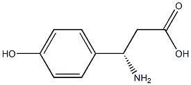 (S)-3-AMino-3-(4-hydroxyphenyl)-propionic acid Struktur
