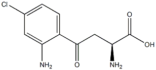 (S)-4-Chlorokynurenine Structure