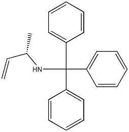 (S)-N-三苯甲基丁-3-烯-2-胺, 153451-34-4, 结构式