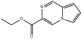 Ethyl pyrrolo[1,2-a]pyrazine-3-carboxylate 化学構造式