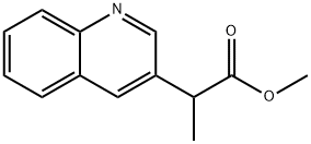 Methyl 2-(quinolin-3-yl)propanoate Structure