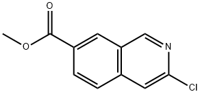 Methyl 3-chloroisoquinoline-7-carboxylate Struktur