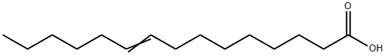 9-Pentadecenoic acid Struktur