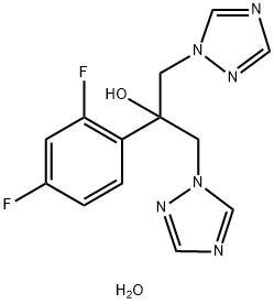 FLUCONAZOLE HYDRATE 结构式