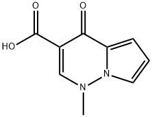 1,4-dihydro-1-Methyl-4-oxopyrrolo[1,2-b]pyridazine-3-carboxylic acid Structure