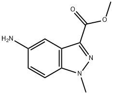 Methyl 5aMino1Methyl1Hindazole3carboxylate Structure