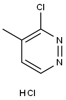 3-クロロ-4-メチルピリダジン塩酸塩 化学構造式