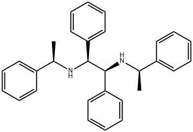 1S,2S-bis[(1R)-1-phenylethyl]-1,2-diphenyl-1,2-EthanediaMine 结构式