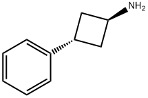 trans-3-Phenylcyclobutan-1-aMine Struktur