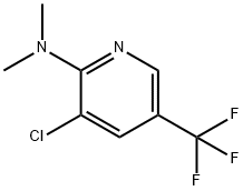 3-chloro-N,N-diMethyl-5-(trifluoroMethyl)pyridin-2-aMine Structure