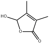 5-羟基-3,4-二甲基-2(5H)-呋喃酮,1575-54-8,结构式