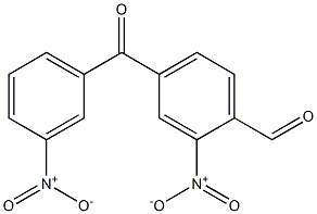 2-Nitro-4-(3-nitrobenzoyl)benzaldehyde Structure