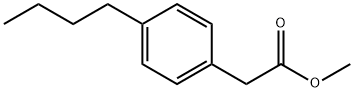 4-ブチルベンゼン酢酸メチル 化学構造式