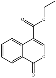 1-氧代-1H-异色烯-4-甲酸乙酯, 15868-28-7, 结构式