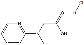 N-甲基-N-(吡啶-2-基)甘氨酸盐酸盐 结构式