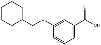3-(cyclohexylmethoxy)benzoic acid Struktur