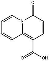 4-Oxo-4H-quinolizine-1-carboxylic acid 化学構造式