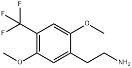 2,5-二甲氧基-4-(三氟甲基)苯乙胺,159277-08-4,结构式