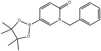 1-Benzyl-6-oxo-1,6-dihydropyridine-3-boronic Acid Pinacol Ester Structure