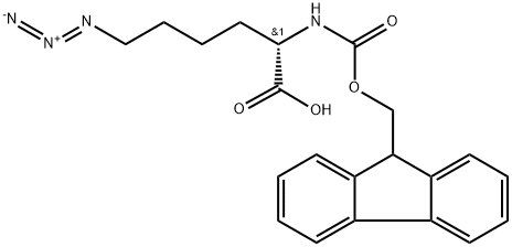 (2S)-N-FMOC-6-叠氮基己酸,159610-89-6,结构式