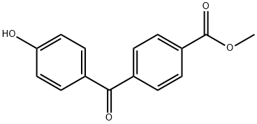 4 -(4-羟基苯甲酰)苯甲酸甲酯, 159694-58-3, 结构式