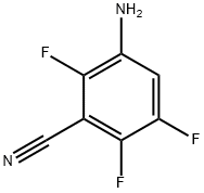 3-AMino-2,5,6-trifluorobenzonitrile Structure