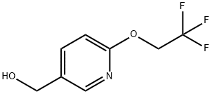 (6-(2,2,2-Trifluoroethoxy)pyridin-3-yl)Methanol 化学構造式