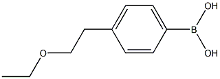 4-(2-乙氧基乙基)苯基硼酸, 160061-49-4, 结构式