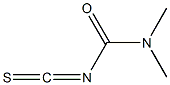 Dimethylcarbamyl isothiocyanate 化学構造式