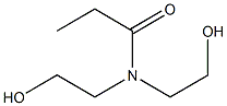 N,N-Bis(2-hydroxyethyl)propionaMide 化学構造式