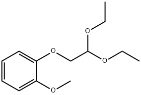 邻甲氧基苯氧基乙醛缩二甲醇,161364-38-1,结构式