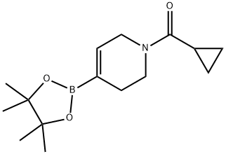 Cyclopropyl(4-(4,4,5,5-tetraMethyl-1,3,2-dioxaborolan-2-yl)-5,6-dihydropyridin-1(2H)-yl)Methanone|环丙基(4-(4,4,5,5-四甲基-1,3,2-二氧硼杂环戊烷-2-基)-5,6-二氢吡啶-1(2H)-基)甲酮