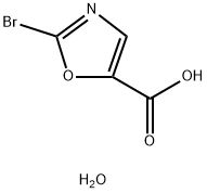 2-溴恶唑-5-羧酸水合物, 1619264-49-1, 结构式