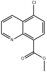 5-氯喹啉-8-甲酸甲酯,16220-22-7,结构式