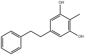 2-甲基-5-(2-苯基乙基)-1,3-苯二酚, 162411-67-8, 结构式