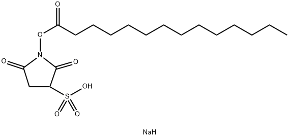 SulfosucciniMidyl Myristate SodiuM,162823-01-0,结构式