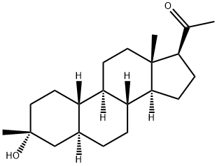 1-((3R,5S,8R,9R,10S,13S,14S,17S)-3-hydroxy-3,13-diMethylhexadecahydro-1H-cyclopenta[a]phenanthren-17-yl)ethanone Structure