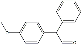 2-(4-Methoxyphenyl)-2-phenylacetaldehyde Structure