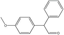 2-(4-Methoxyphenyl)-2-phenylacetaldehyde 化学構造式