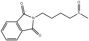 2-(4-(Methylsulfinyl)butyl)isoindoline-1,3-dione Structure