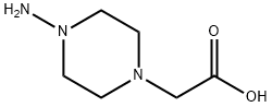 2-(4-AMinopiperazin-1-yl)acetic acid Struktur