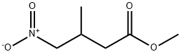 3-甲基-4-硝基丁酸甲酯,16507-06-5,结构式