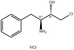 (2S,3S)-3-aMino-1-chloro-4-phenylbutan-2-ol hydrochloride Structure